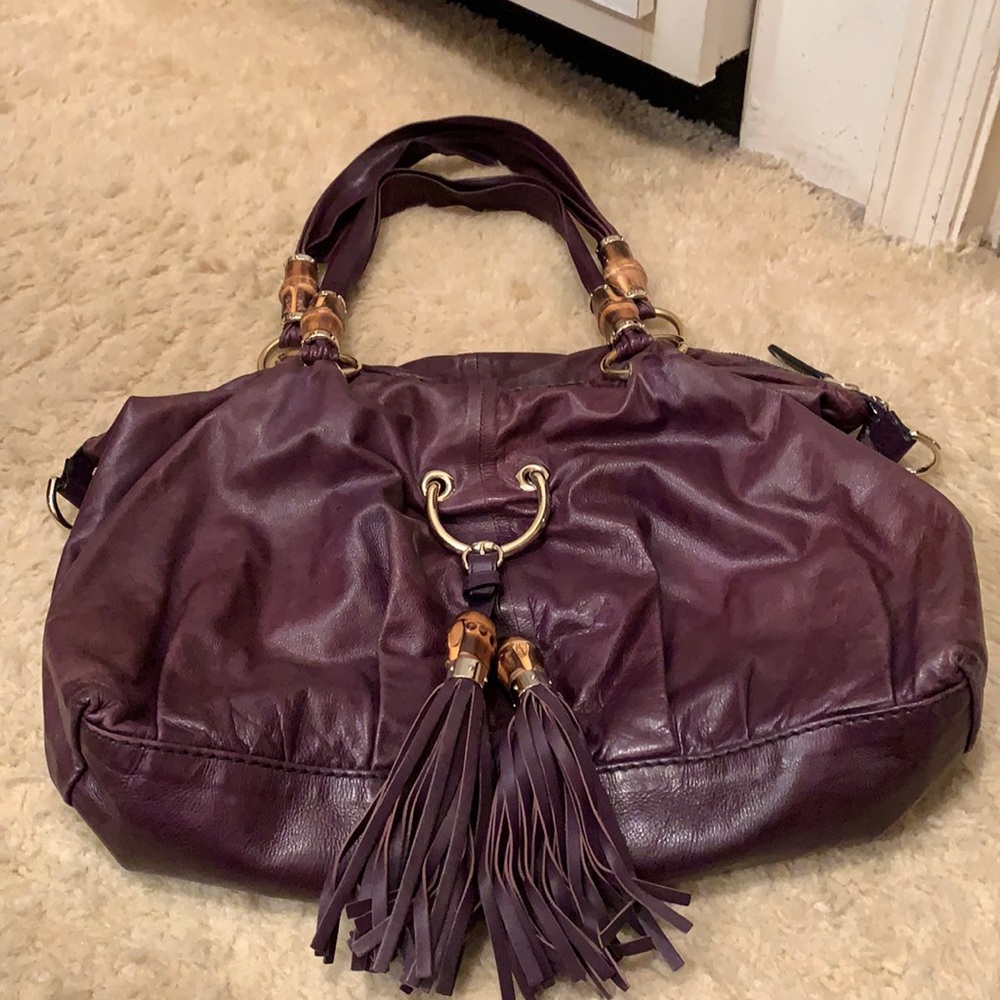Gucci Eggplant Purse - Picture 2 of 16
